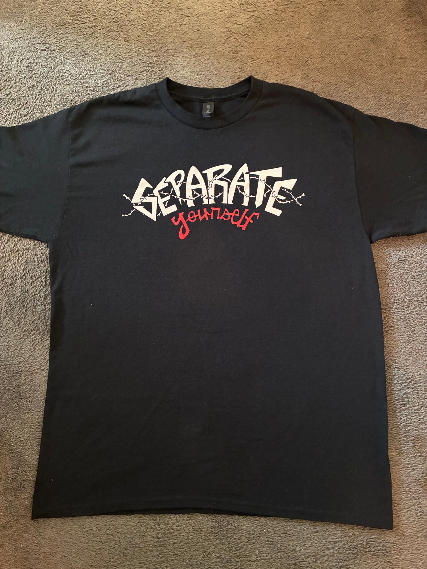 Separate Yourself Black Tee